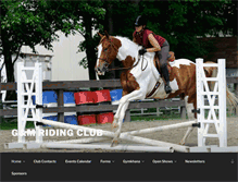 Tablet Screenshot of gandmridingclub.com